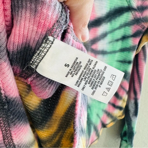 Aeropostale Long Sleeve Tie‎ Dye Thermal Size Small - Picture 6 of 9